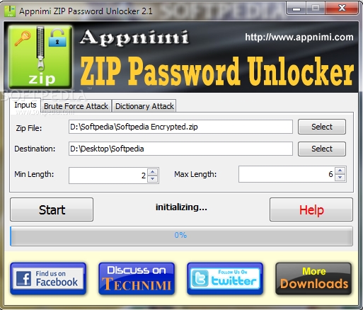 online zip file password cracker